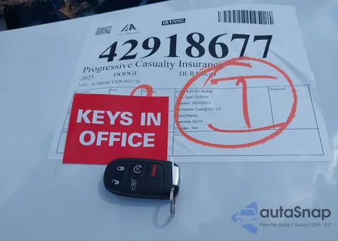 2023 Dodge Durango R/T Plus Awd from USA, damaged, VIN 1C4SDJCTXPC602776